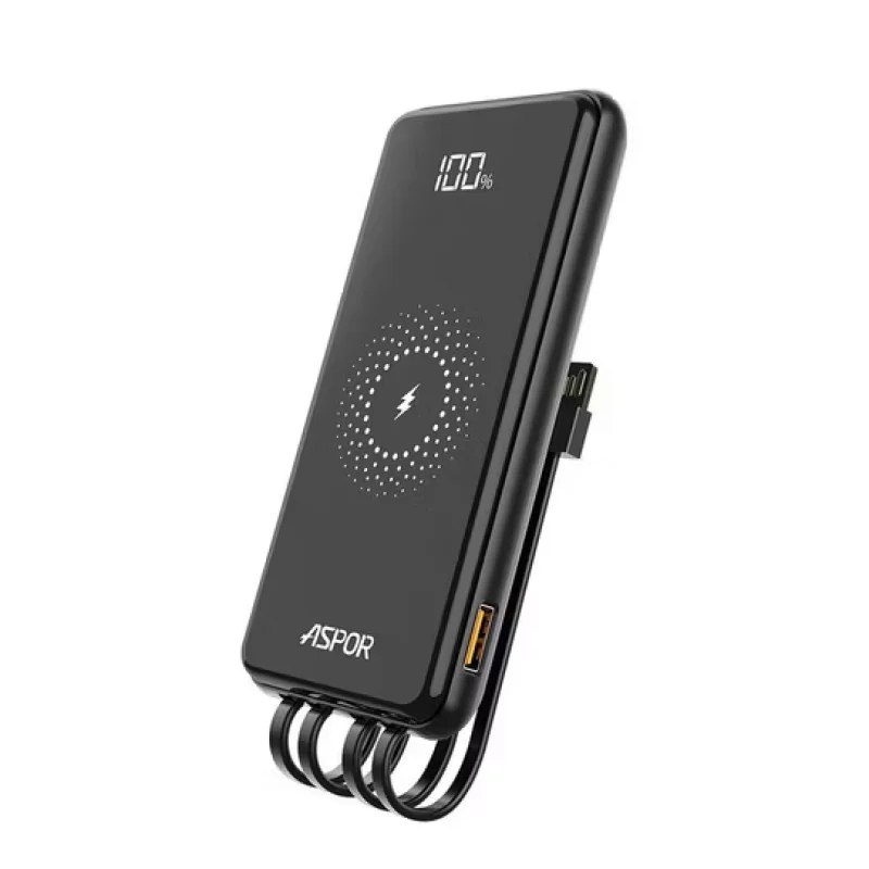 ASPOR A305 10000mAh Wireless Charging PowerBank