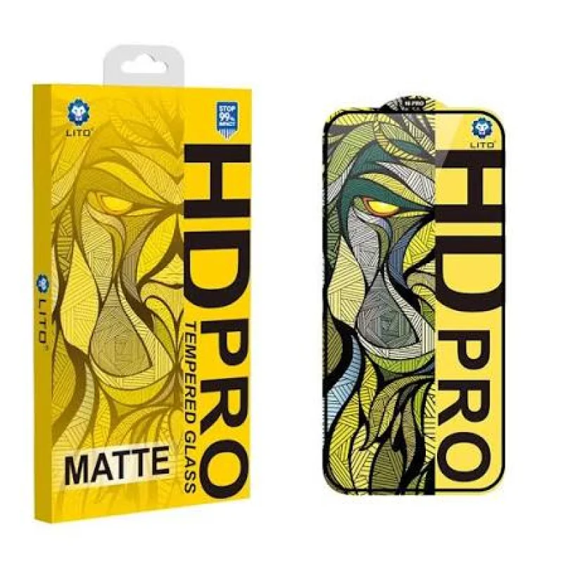 LITO HD Pro Matte Full Glass Full Glue Screen Protector