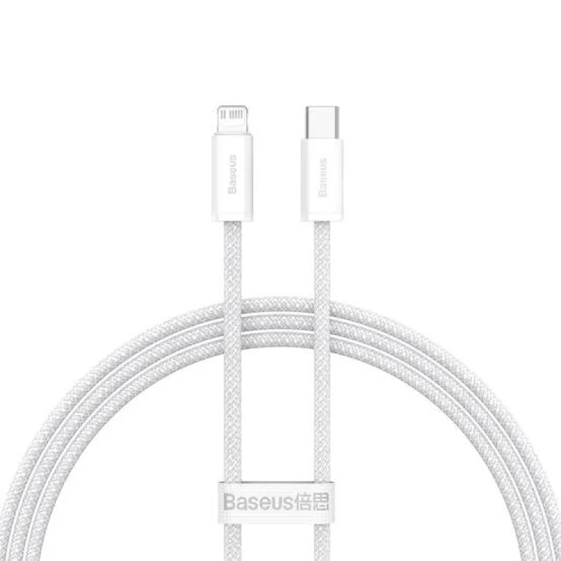 Baseus Dynamic Series 1M Fast Charging Data Cable Type-C to Lightning 20W White