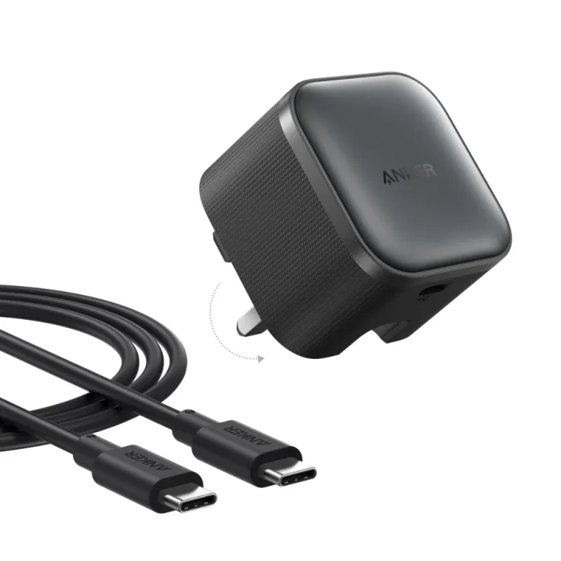 Anker Nano Charger with USB-C to USB-C Cable (45W)