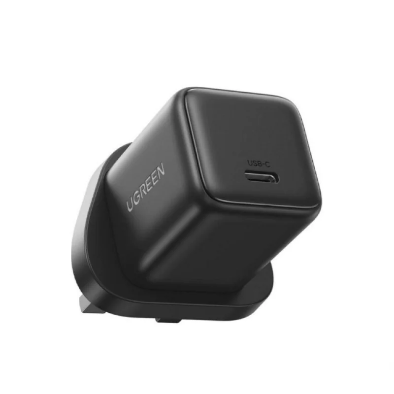 UGREEN 20W USB-C GaN Fast Charger UK Pin – X512 – 55529 – 1 Year Warranty